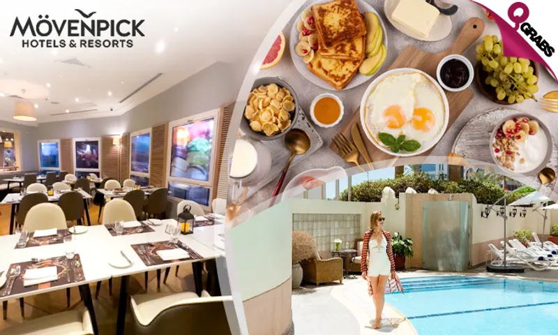 Enjoy Pool Access with QAR100 Dining Credit at Mövenpick Doha!